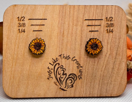 Sunflower Studs