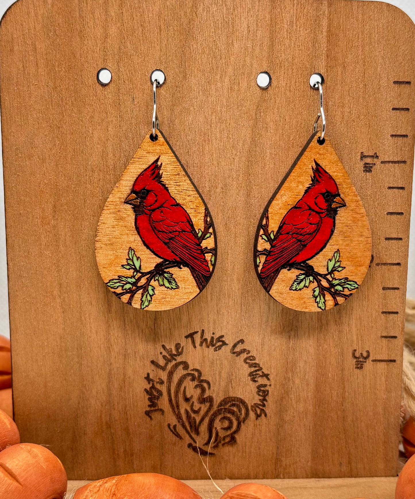 Red Cardinal Dangles