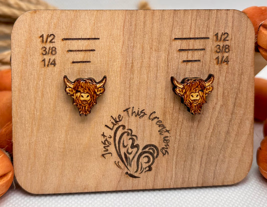 Highland Cow Studs