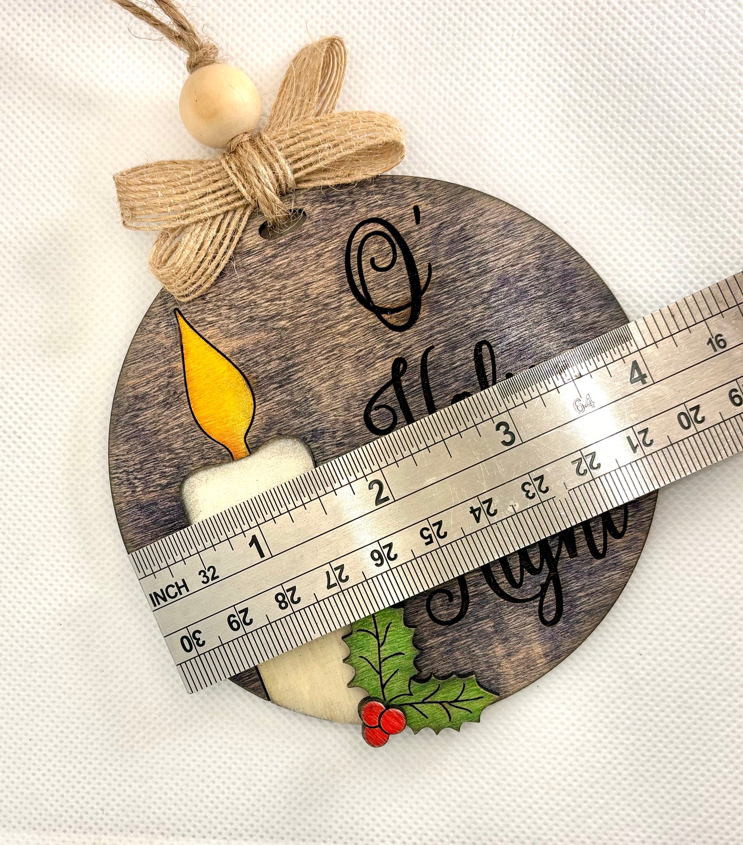 O Holy Nighy Wood Ornament